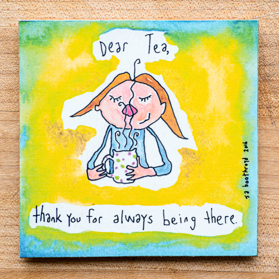 Dear tea thank you for always being there English Fran ais