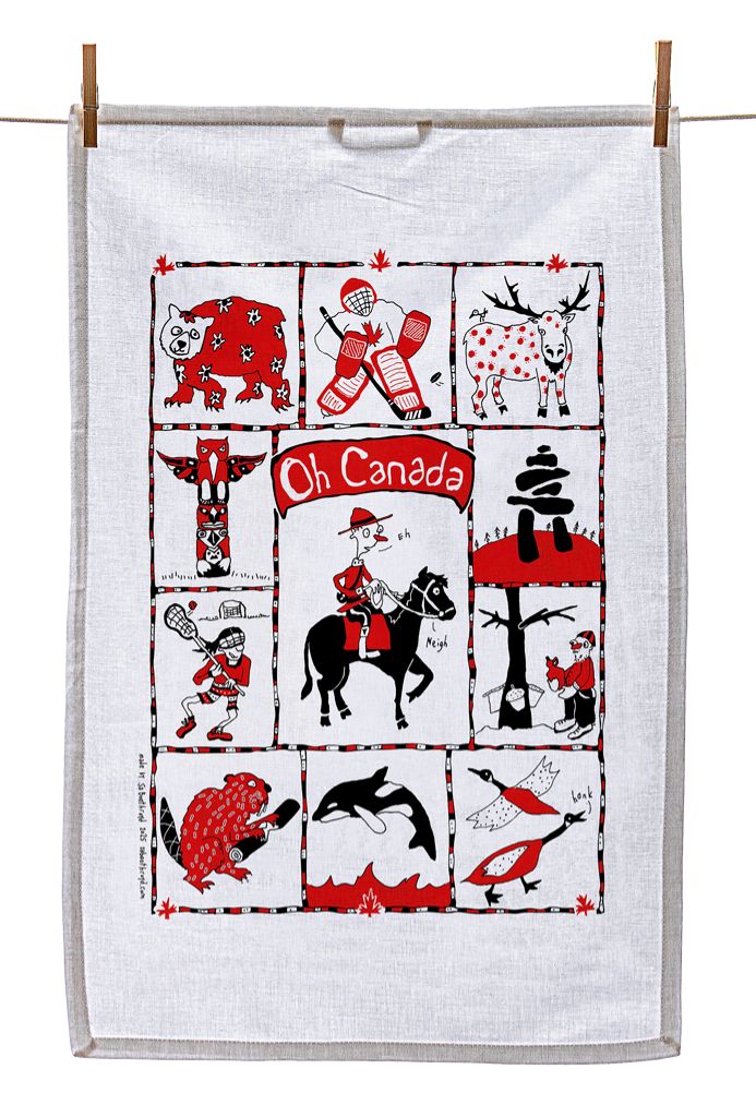 Tea Towel - Oh Canada