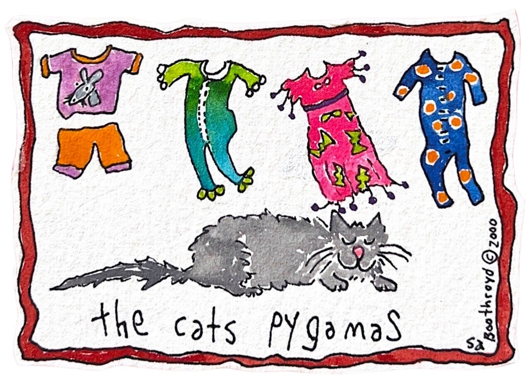 
                  
                    The cats pygamas
                  
                